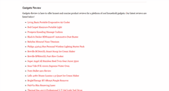 Desktop Screenshot of gadgets-review.net