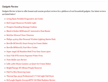 Tablet Screenshot of gadgets-review.net